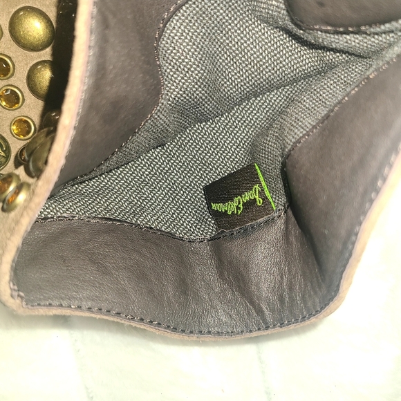 Sam Edelman Tan Heeled Boots with Studded Accents - Picture 9 of 14